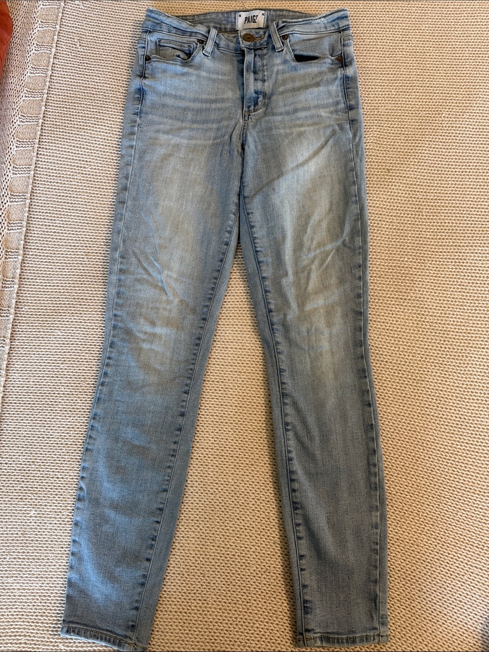 PAIGE Light Blue Skinny Jeans for Women